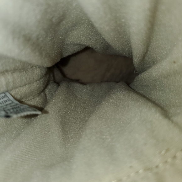 Ugg Suburb Chocolate Brown Suede Leather Shearling Crochet Boots Woman's 7 - Picture 12 of 13